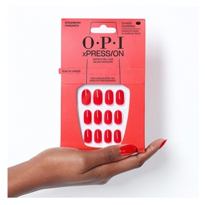 O.P.I Faux Ongles xPress/On Strawberry Margarita OPI