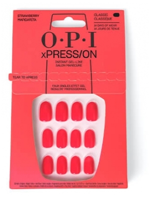 O.P.I Faux Ongles XPress/On Strawberry Margarita OPI