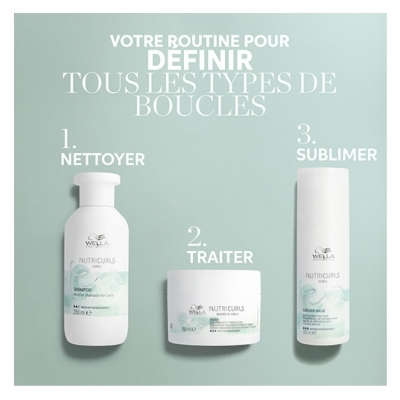Wella Masque Anti-frisottis Cheveux Bouclés Ondulés Nutricurls Wella 150ml
