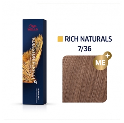 Wella Coloration Koleston Perfect ME+ 7/36 Blond Moyen Doré Violine