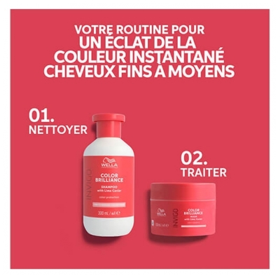 Wella Shampooing Cheveux Fins à Moyens Invigo Color Brilliance Wella 500ml