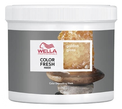 Mascarilla Color Fresh Wella Gloss Dorado 500ml