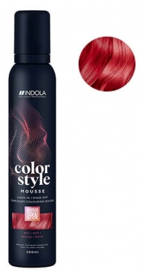 Indola Färgmousse Röd Color Style Mousse