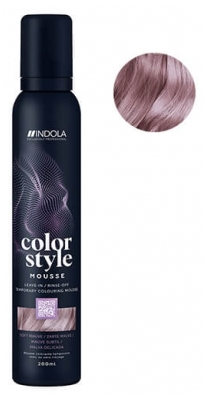 Indola Barva na vlasy ve spreji Jemná Fialová Color Style Mousse