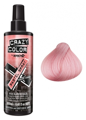 Spray de Cor Crazy Color Coral Pêssego Pastel