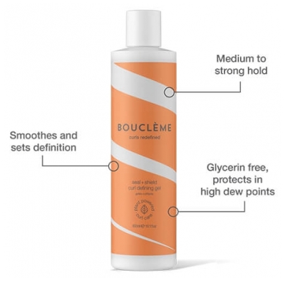 Bouclème Gel de Définition Anti-Humidité Curl Defining Gel Seal + Shield Bouclème 300ml
