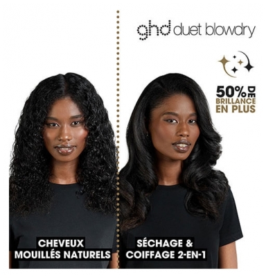ghd Brosse Soufflante 2-en-1 ghd Duet Blowdry Noir
