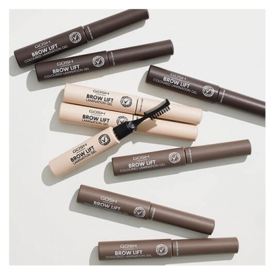 Gosh Copenhagen Gel Brow Lift Lamination 001 Brun Cendré Gosh