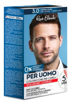 Kit de colorare pentru bărbați Renée Blanche N-3 Șaten Închis