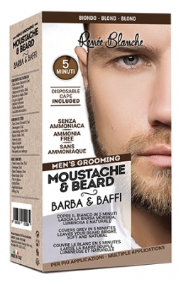 Kit Coloração Barba & Bigode Renée Blanche Loiro