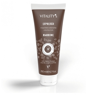 Vitality's Maske za Obnovo Barve Espresso Rjava