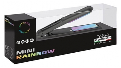 Gamma Piu Lisseur de Voyage Mini Rainbow Noir
