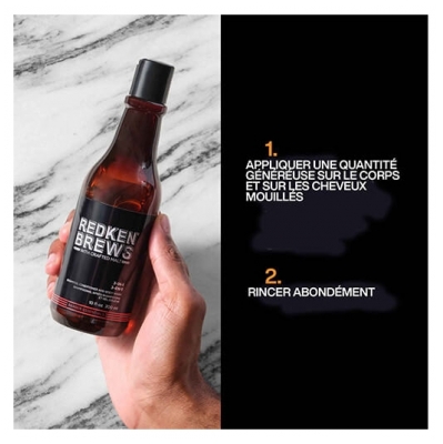 Redken Shampooing 3 en 1 Redken Brews