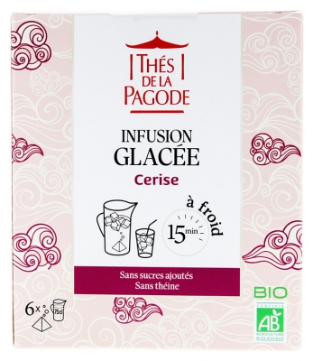 Ceaiurile de la Pagoda Infuzie Rece Cireșe Bio 6 Plicuri