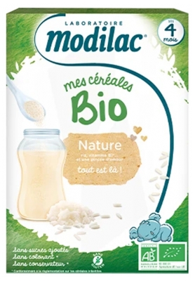 Modilac Os Meus Cereais Bio A Partir dos 4 Meses Nature 250 g