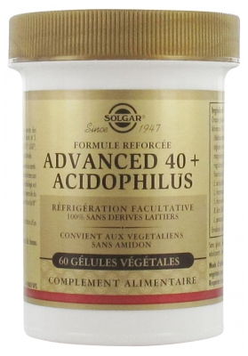 Solgar Advanced 40+ Acidophilus 60 Gélules Végétales