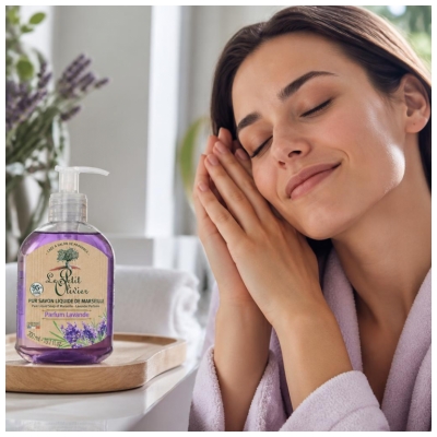 Le Petit Olivier Ren Marseille Flydende Sæbe Lavendel 300 ml