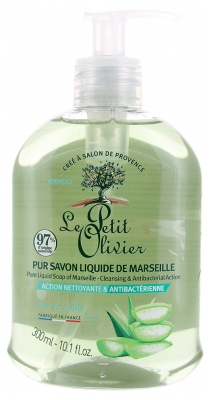 O Petit Olivier Sabonete Líquido de Marselha Puro Aloe Vera 300 ml