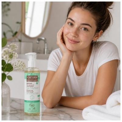Cattier Dermo Puhdistusgeeli Tasapainottava Luomu 200 ml