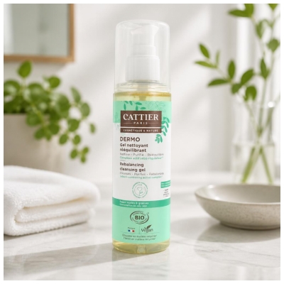 Cattier Dermo Rensende Genopbyggende Gel Økologisk 200 ml