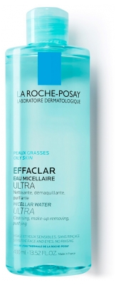 Apa Micelară Ultra pentru Ten Gras La Roche-Posay Effaclar Lot 2 x 400 ml