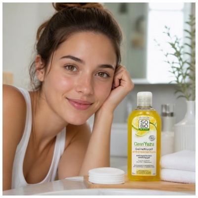 Léa Nature SO BIO étic Clean'Yuzu Gel de Limpeza Anti-Imperfeições Bio 200 ml