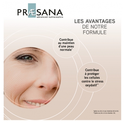 Praesana Peau 60 Gélules