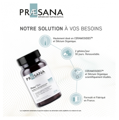 Praesana Peau 60 Gélules