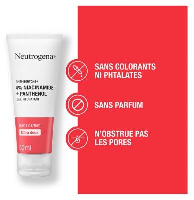 Neutrogena Anti-Boutons + Gel Hydratant Sans Parfum 50 ml