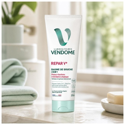 Laboratoires Vendôme Repar V+ Baume de Douche 2en1 250 g