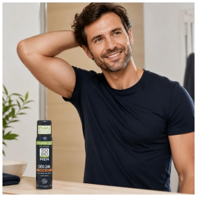 Léa Nature SO BIO étic Men Desodorante 24H Anti-Manchas Eco-Spray Bio 100 ml