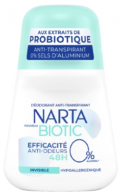 Narta Biotic Neviditelný Antiperspirant 48H 50 ml
