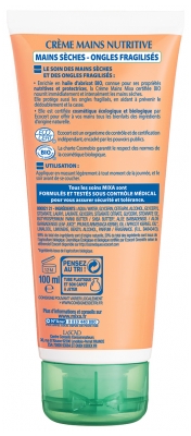 Mixa Nährende Handcreme 48H Strapazierte Hände & Nägel Bio 100 ml
