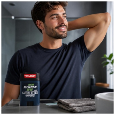 Mennen Deodorantti Carbone Intense 48H Leveä Stick 60 ml