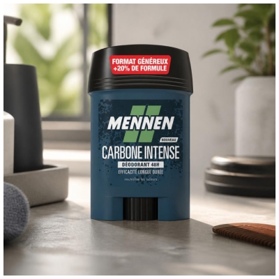 Mennen Dezodorantas Carbone Intense 48H Platus Stick 60 ml