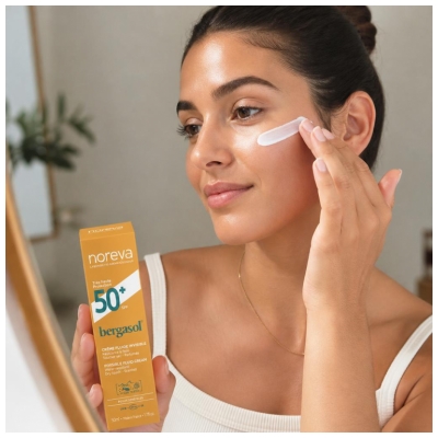 Noreva Bergasol Expert Creme-Fluid Unsichtbares Finish LSF50+ 50 ml