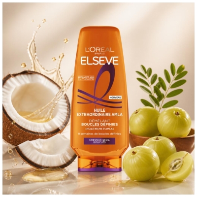 L'Oréal Paris Elseve Huile Extraordinaire Amla Démêlant Boucles Définies 250 ml