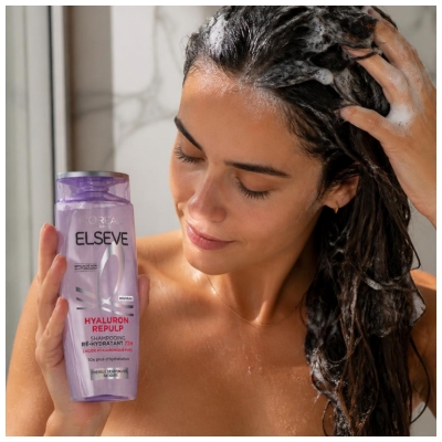 L'Oréal Paris Elseve Hyaluron Repulp 72H Drėkinamasis šampūnas 250 ml