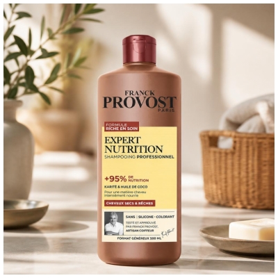 Franck Provost Expert Nutrition Profesionální šampon pro suché a hrubé vlasy 500 ml