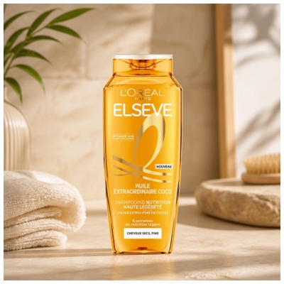 L'Oréal Paris Elseve Huile Extraordinaire Coco Shampoing Nutrition Haute Légèreté 250 ml