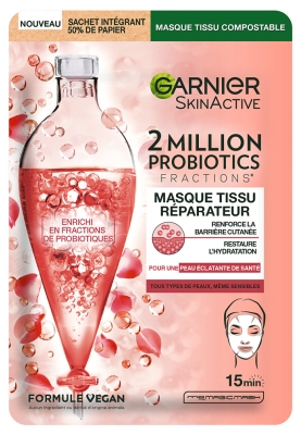 Mască Textilă Reparatoare Garnier SkinActive 2 Million Probiotics 22 g