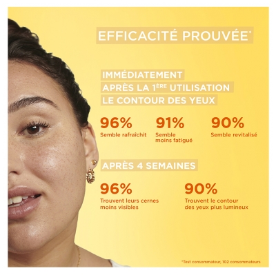 Garnier SkinActive Vitamine C Masque Tissu Yeux Booster d'Éclat 5 g