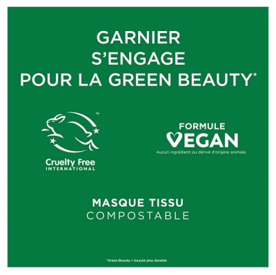 Garnier SkinActive Vitamine C Masque Tissu Yeux Booster d'Éclat 5 g