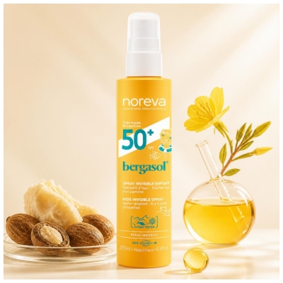 Noreva Bergasol Invisible Spray Bērniem SPF50+ 200 ml