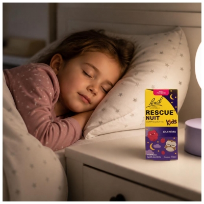 Rescue Noapte Bach Kids Picurător Zmeură 10 ml
