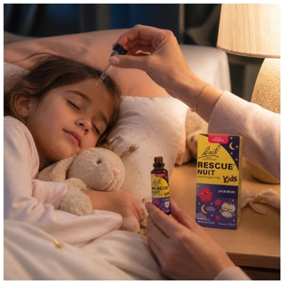 Rescue Nuit Bach Kids Lašintuvai Aviečių 10 ml
