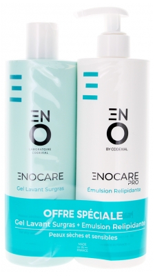 Codexial Enocare Rückfettendes Reinigungsgel 400 ml + Rückfettende Emulsion 400 ml Sonderangebot