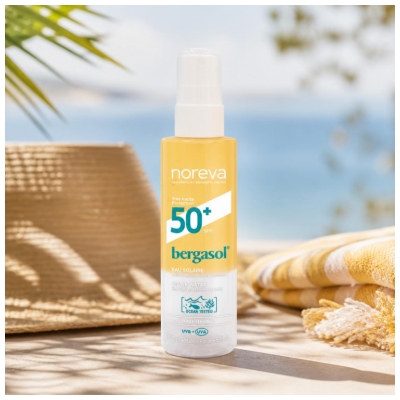 Noreva Bergasol Voda na opalování SPF50+ 150 ml