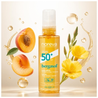 Noreva Bergasol Trockenöl SPF50+ 150 ml
