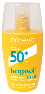 Noreva Bergasol Šķidrais Kabatas Krēms SPF50+ 30 ml